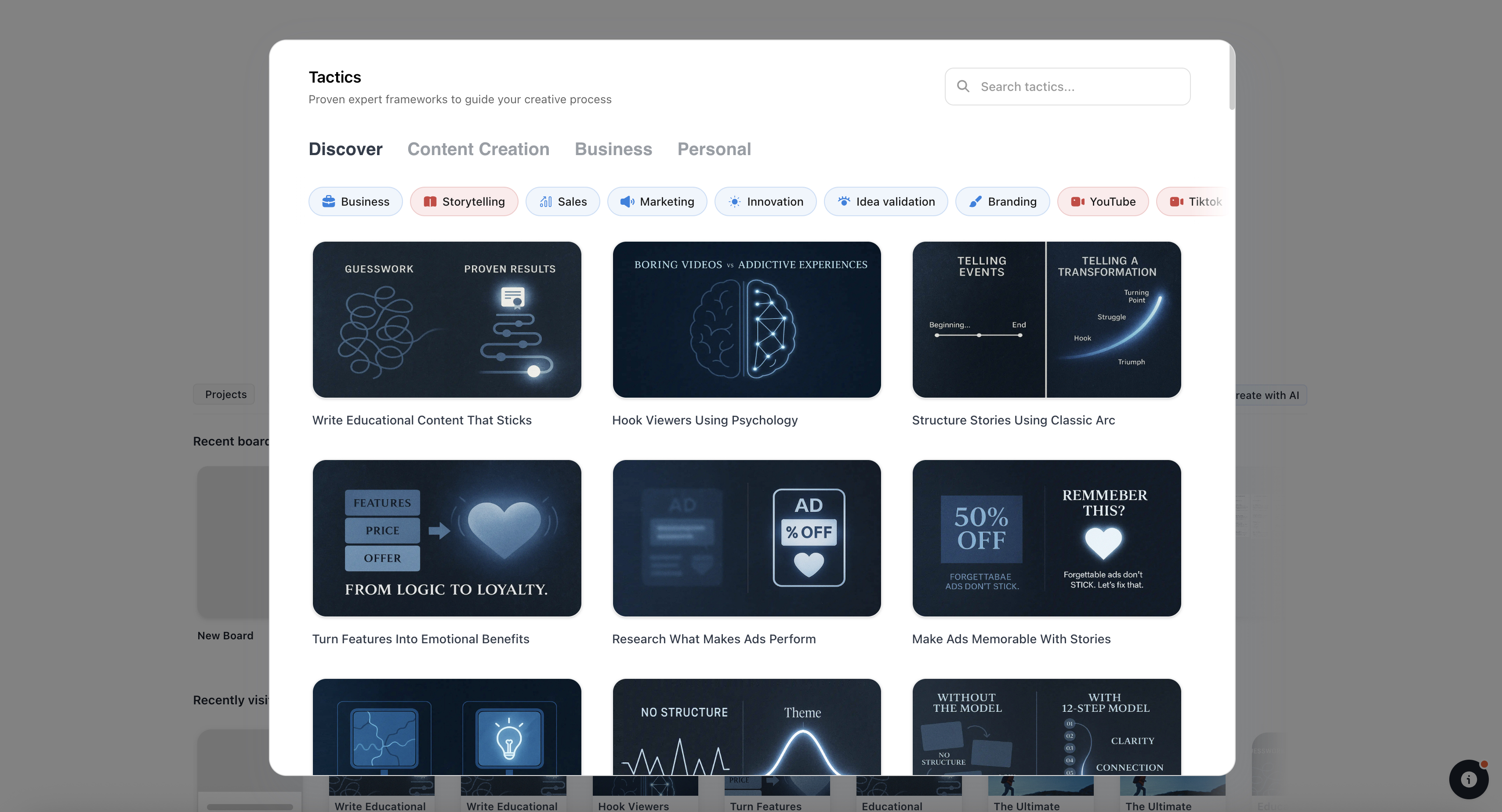Storyflow Blueprint Tactics - structured note-taking frameworks for visual thinkers